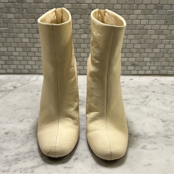 JOIE gold zip cream boot - Picture 3 of 10